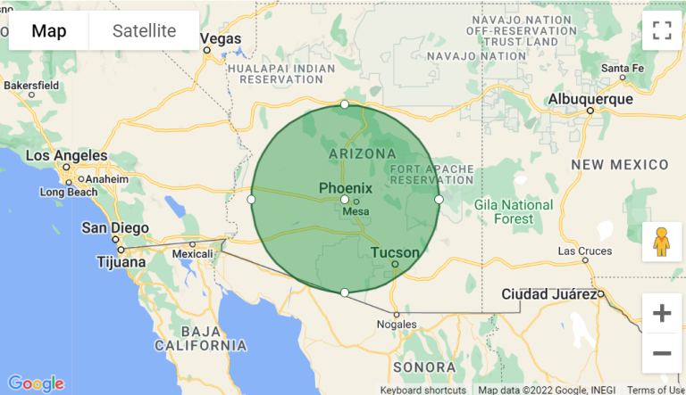 Arizona 120 onsite service area phoenix